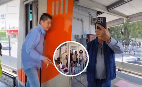 “Se viene desmayando”: pasajeros captan a conductor del Metro CDMX presuntamente borracho; jefe de estación lo encubre y llama “demente” a usuaria 