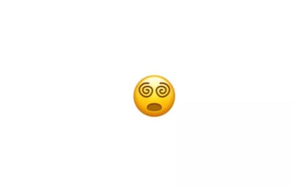 Un emoji que representa cómo nos ha dejado el 2020