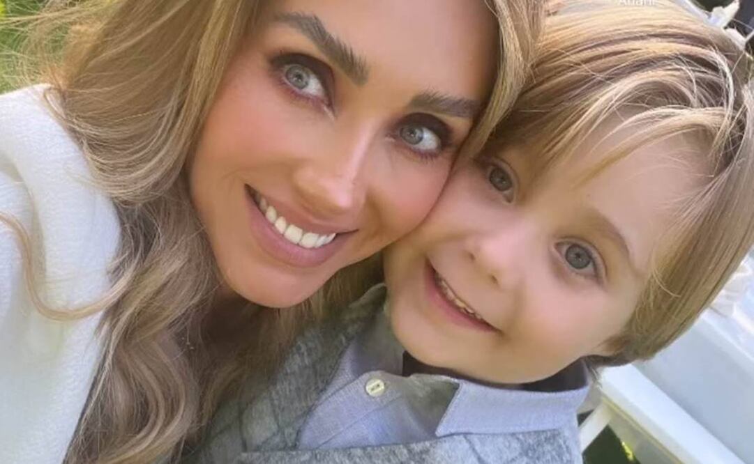 Anahí y su hijo Mauel. Instagram Anahí. 