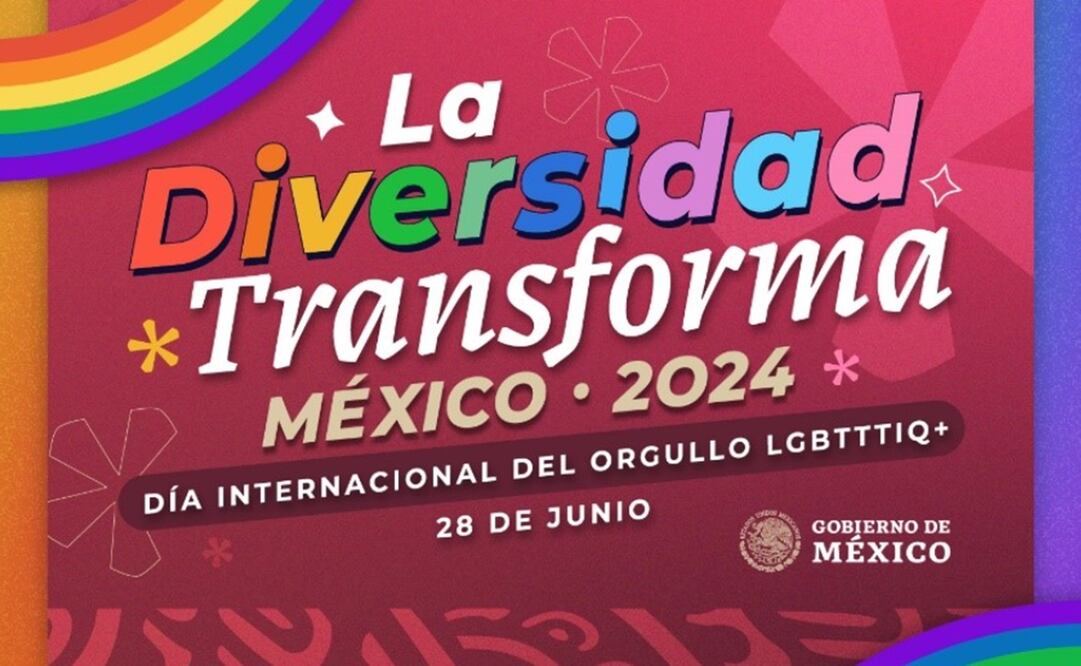 Gobierno de México conmemora el Día Internacional del Orgullo LGBT+. Foto: Especial