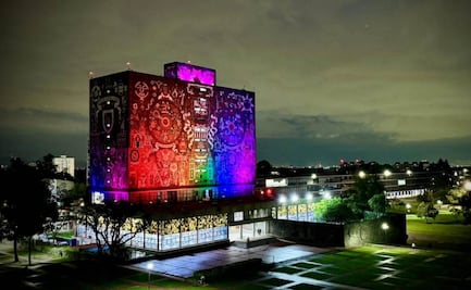 UNAM conmemora Día Internacional del Orgullo LGBT; ilumina Rectoría con colores de la diversidad