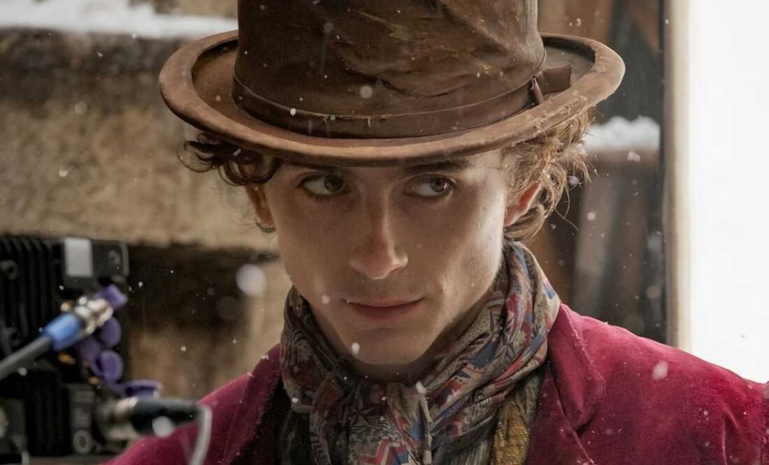Timothée Chalamet como Willy Wonka | Fuente: Twitter @showmundialshow