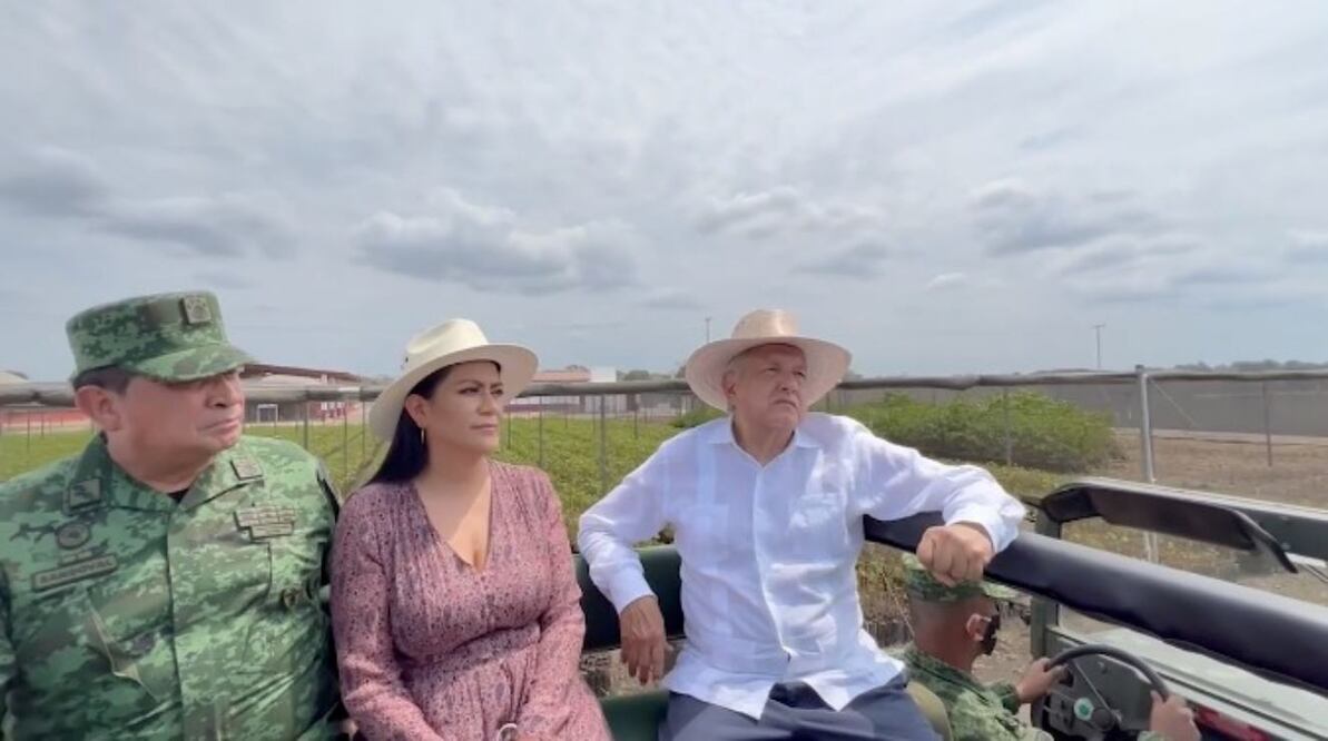 AMLO visita el vivero más grande del país, en Tapachula, Chiapas