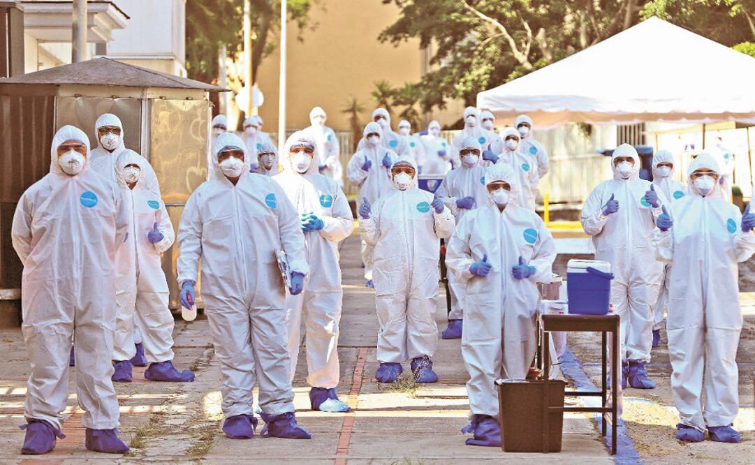 Dr. Hugo López Gatell, the epidemiologist leading the efforts against the virus, announced the third phase would be now implemented - Photo: Carlos Zepeda/EL UNIVERSAL