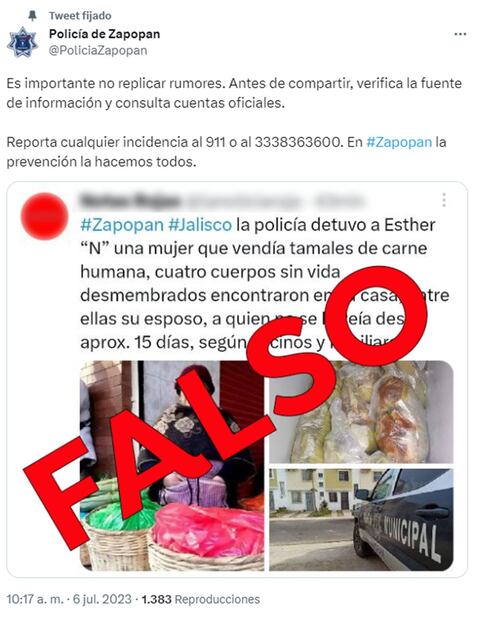 Tamales de carne humana. Foto: Especial