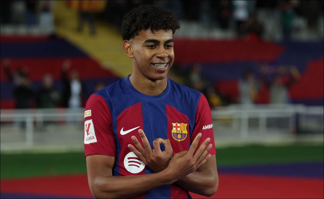 Lamine Yamal es el jugador con más goles antes de los 17 años / Foto: AFP