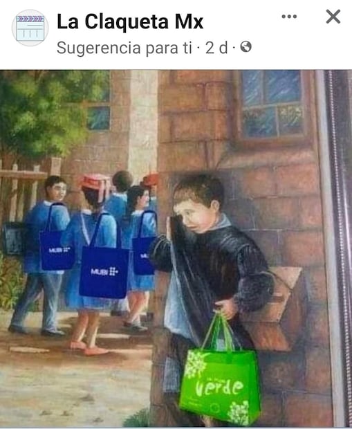 Meme MUBI Fest. Foto: Facebook