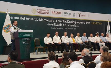 Firman acuerdo para ampliación del programa IMSS-Bienestar en Tamaulipas