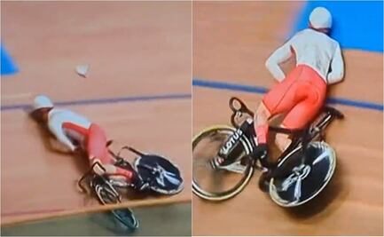 VIDEO: La horrible caída de un ciclista en Inglaterra que provocó su abandono de la competencia