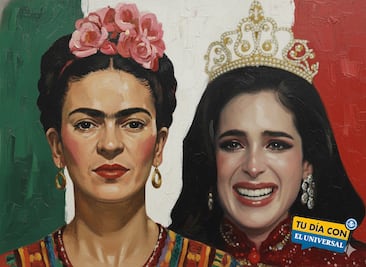 ¡Par de reinas! Frida, del arte y las subastas; Fátima, Miss Universo