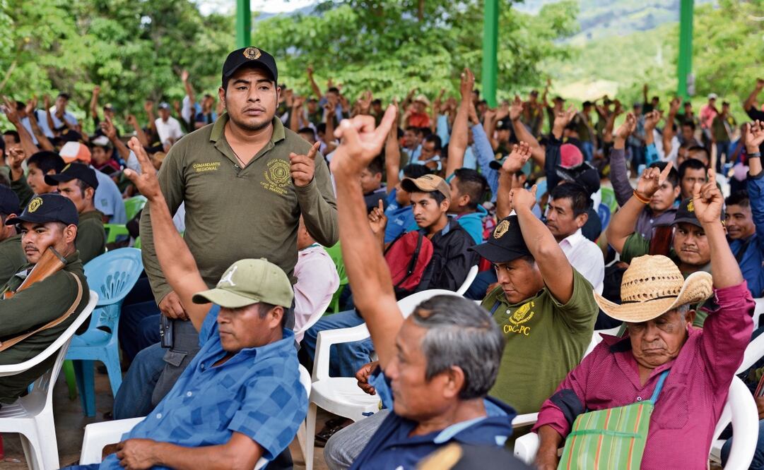 Asamblea popular en Guerrero Foto: Salvador Cisneros EL UNIVERSAL