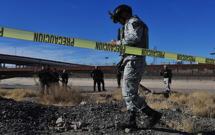 FOTOS: Van 746 detenidos y túneles hallados en la Operación Frontera Norte en México