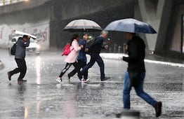 CDMX tendrá lluvias y granizo este jueves; prevén fuertes rachas de viento