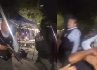 Policías de Monterrey se enfrentan con ciudadanos al intentar detener a sujeto; mujer y niño de dos años resultan lesionados