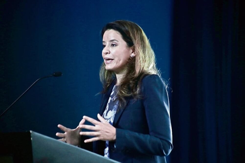 Marcela Andrade, de Hacienda, dijo que quien posee un coche contribuye con la contaminación, lo que hace justificable que pague el impuesto (ALEJANDRA LEYVA. EL UNIVERSAL)