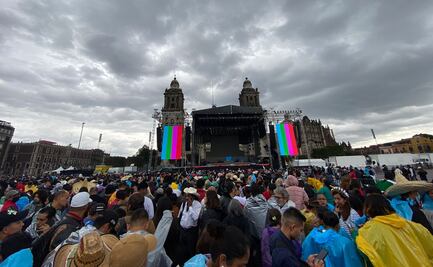Llueve en Zócalo y 9 alcaldías de CDMX previo a ceremonias y fiestas del Grito de Independencia