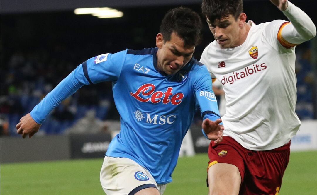 Chucky Lozano ante la Roma - FOTO: EFE