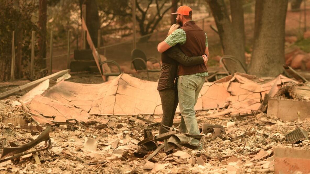 Unas 7 mil 100 viviendas se vieron afectadas por las llamas. Foto: Getty Images