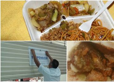 Suspenden locales por cucarachas en comida en La Paz