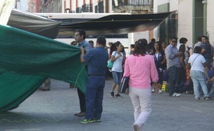 CNTE mantiene bloqueo en Centro de Oaxaca
