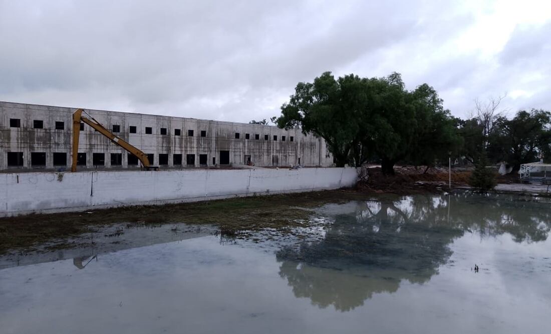 Vecinos temen por inundación de casas tras laguna de aguas negras en Cuautitlán. Foto: Rebeca Jiménez