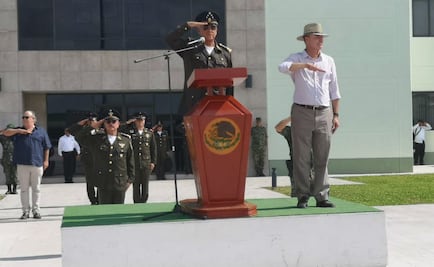 Salvador Cienfuegos Zepeda inspeccionó construcción de la unidad habitacional El Sauz