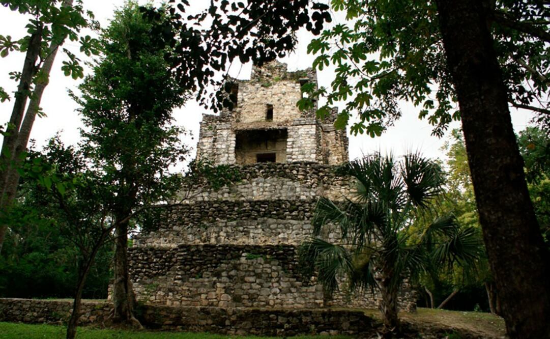 Sitio arqueológico de Muyil, ubicado en el poblado de Chunyaxché, del municipio de Felipe Carrillo Puerto. Foto: INAH