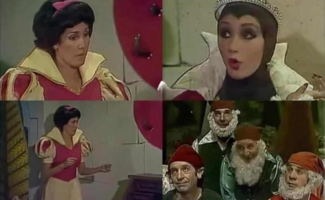 Ven el mismo error en "Blancanieves" de Disney y la de Chespirito? “La bruja era la otra”