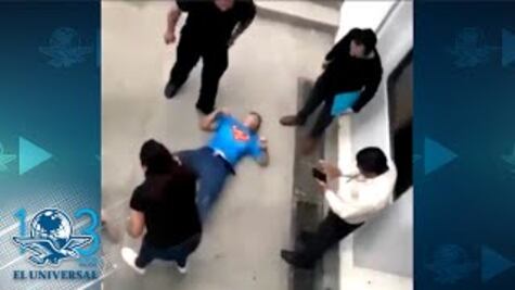 Alumna de preparatoria en NL cae sobre estudiante al lanzarse de segundo piso