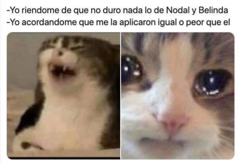 Adiós amor me voy de ti… le llueven los memes a Christian Nodal y Belinda