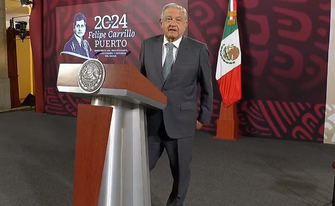 La mañanera de AMLO. Foto: Especial