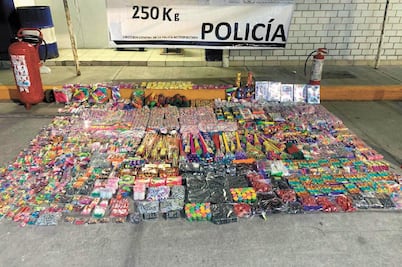 En la mira, venta de pirotecnia en el Centro