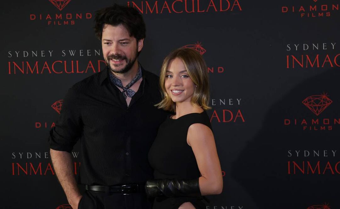 Álvaro Morte y Sydney Sweeney, protagonistas de "Inmaculada". Foto: Carlos Mejía.