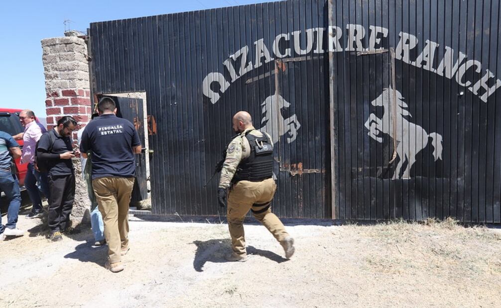 Informa Fiscalía del Estado sobre nuevos indicios de la investigación en el rancho Izaguirre. Fotos: de Coordinación de seguridad del gobierno de Jalisco