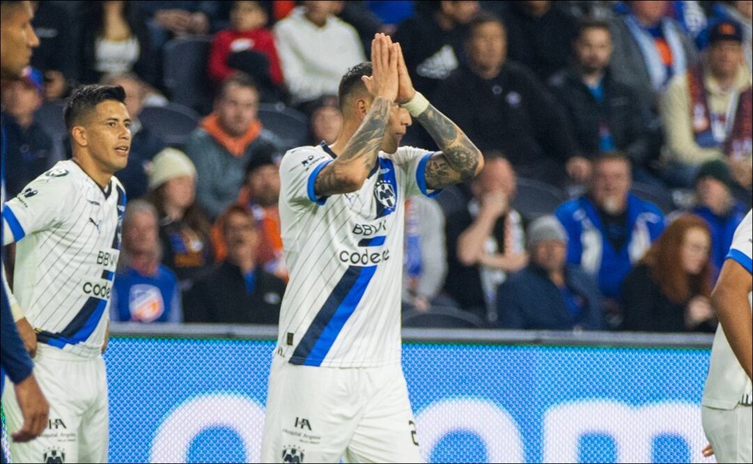 Brandon Vázquez fue el responsable de la única anotación del partido - Foto: @Rayados