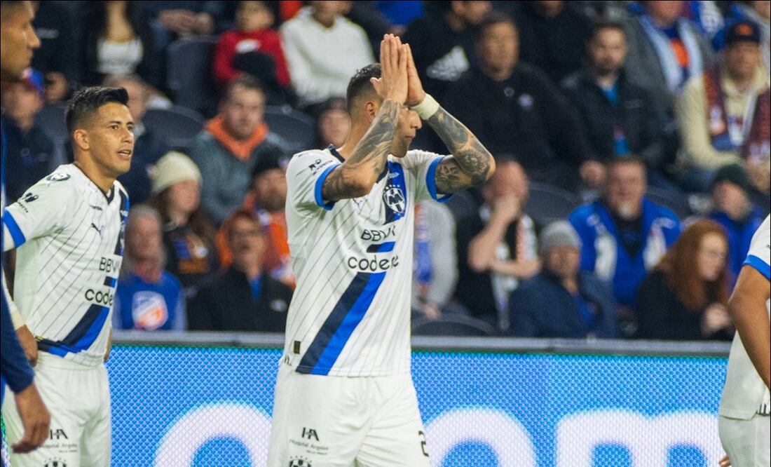 Brandon Vázquez fue el responsable de la única anotación del partido - Foto: @Rayados