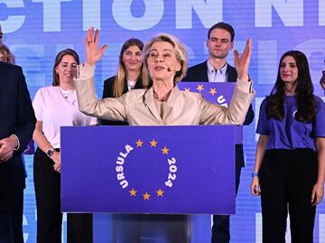 Von der Leyen: "Construiremos un bastión contra los extremos, de izquierda y derecha"