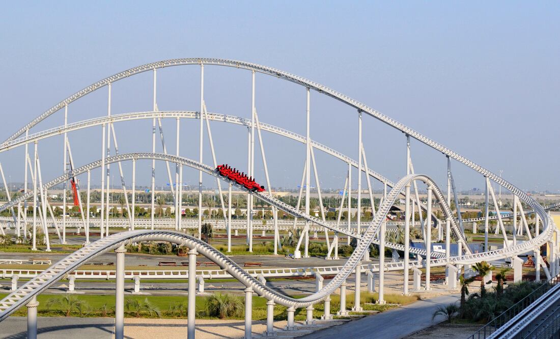 Formula Rossa, en el parque de atracciones Ferrari World, en Abu Dabi. (Foto: Jumanah El-Heloueh / Reuters)