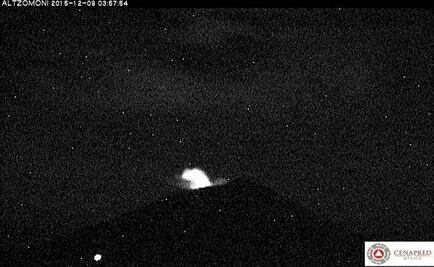 Volcán Popocatépetl registra 19 exhalaciones