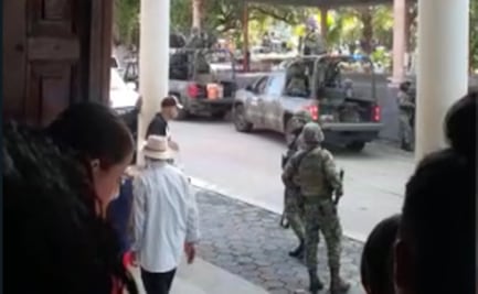 Ejército y Policía de Michoacán toman el control de la seguridad en La Huacana 