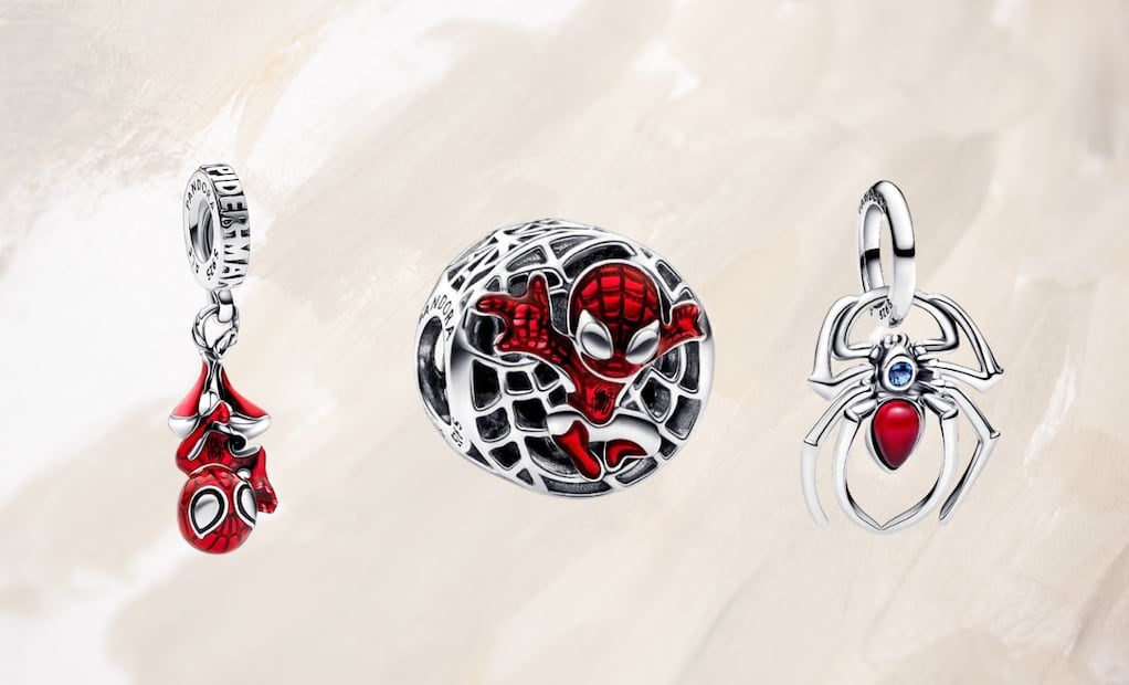 Charms de Spider-Man en Pandora. Foto: Pandora