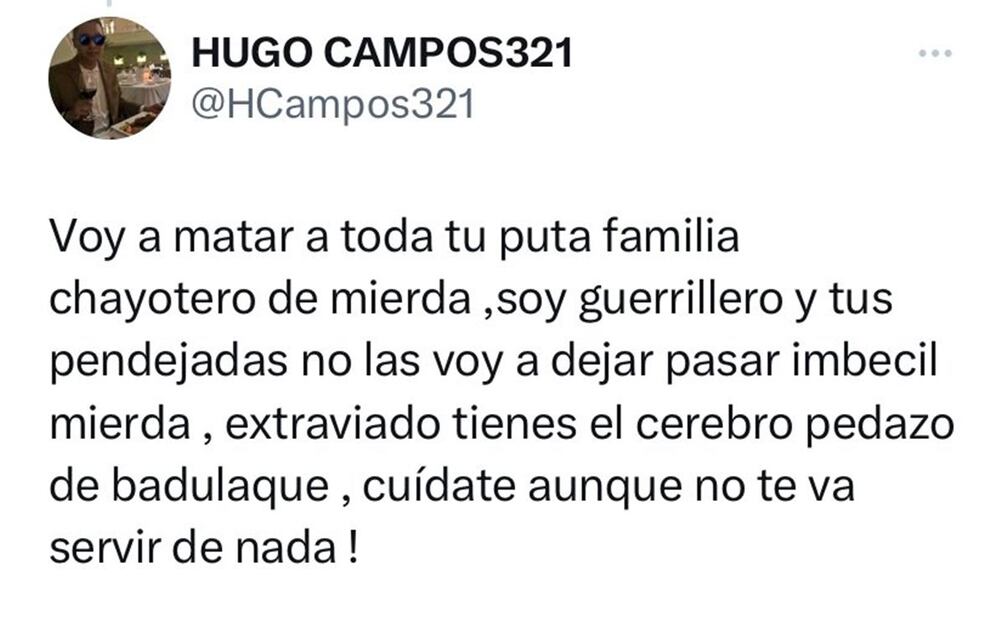 Amenazan a periodista de MVS, Manuel López San Martin por criticar a Noroña. Foto: Twitter @MLopezSanMartin