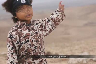 El niño yihadista que amenaza con matar infieles