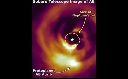 Desde el útero de la materia, descubren planeta antes de nacer 