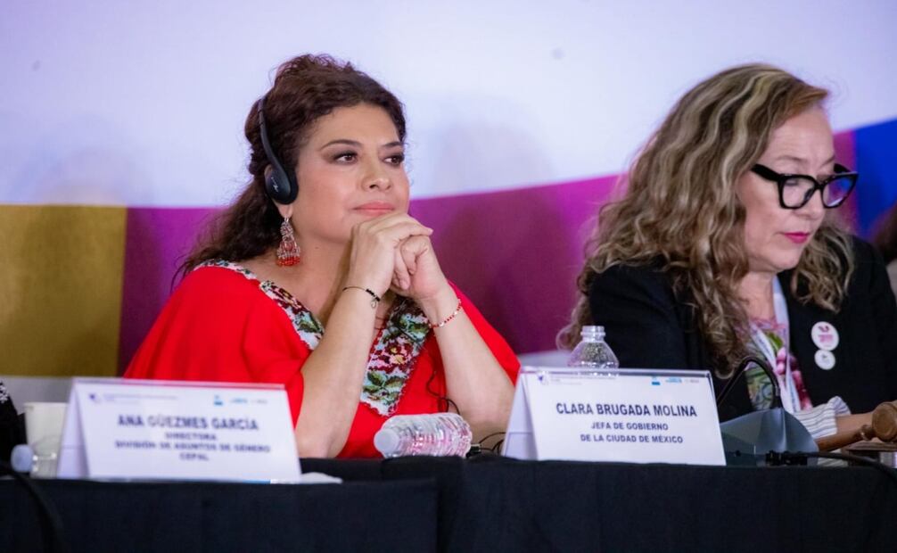 Clara Brugada, convocó a gobiernos de América Latina y del Caribe a construir una “red de ciudades del cuidado” que permita liberar el tiempo de las mujeres.  Foto: Especial.