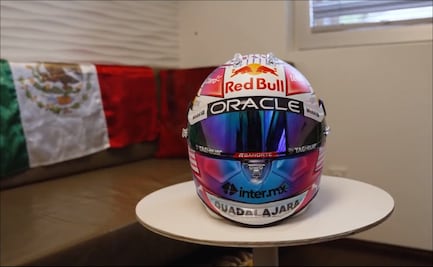 Checo Pérez revela el casco edición especial que utilizará en el GP de Miami