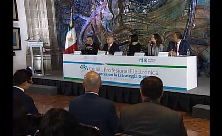 En octubre será obligatorio uso y emisión de cédula profesional electrónica