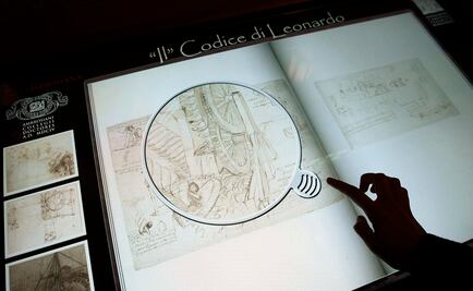 Biblioteca exhibe 46 dibujos de Leonardo Da Vinci