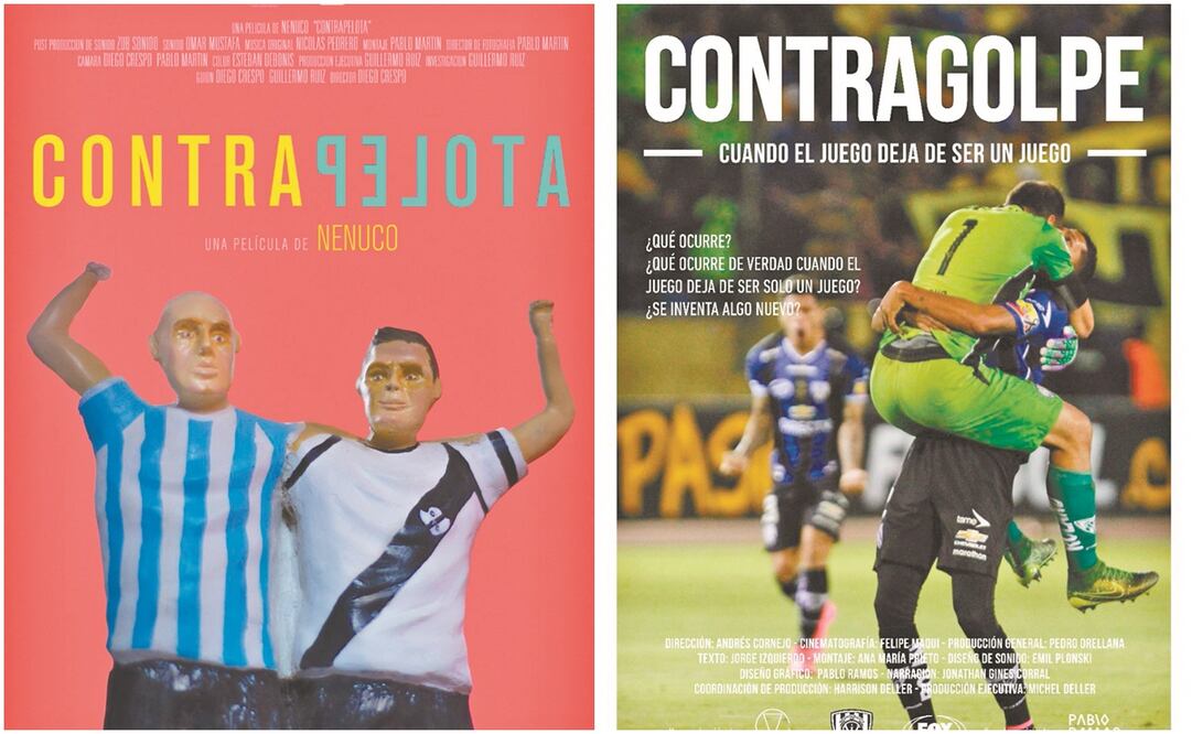 Contragolpe y Contrapelota son dos títulos en el certamen. Fotos: CORTESÍA