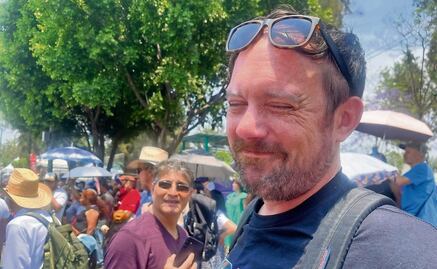 William vino de EU a Iztapalapa para ver el viacrucis